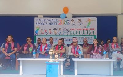 नाईटिङ्गेल एकेडेमी बनेपामा खेलकुद सप्ताह शुरु