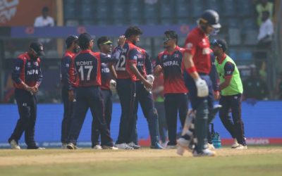 टी–२० विश्वकपमा नेपाल इंग्ल्यान्डसँग ४ रनले पराजित
